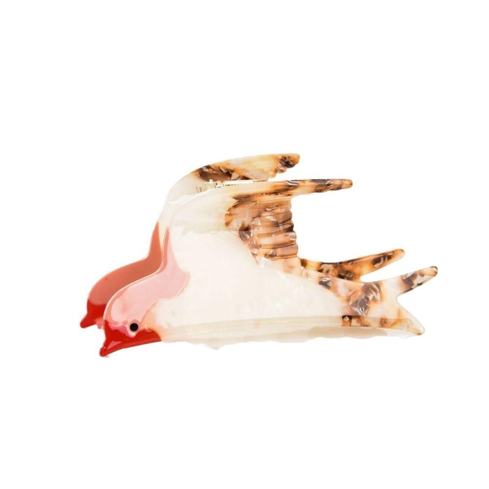 Spring Theme Swallow Series Hair Claw Acetate Material Hairpin Headwear  Fashion Wear