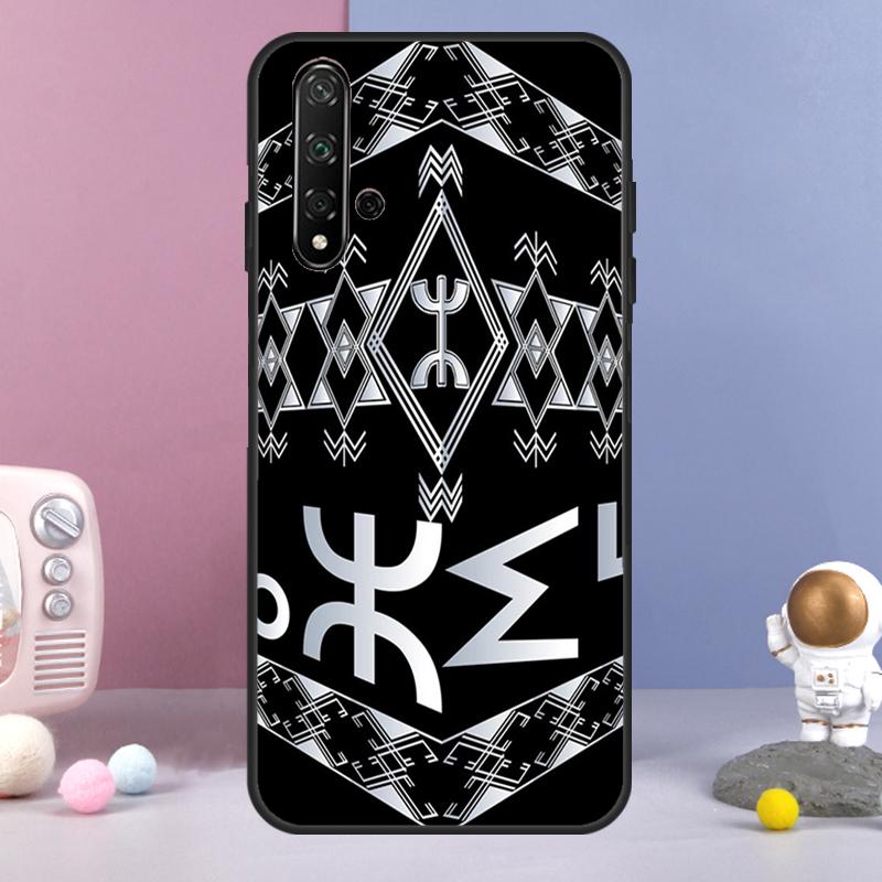 Amazigh Flagge für Huawei Nova 5T 9 10 SE 7i 8i 11i 12i Y73 Y90 Y70 Y72 Y61 Y91 Y60 P20 P30 P40 Lite Hülle