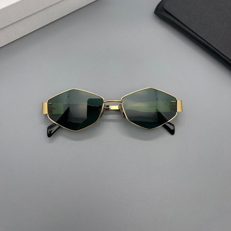 

Солнцезащитные очки женские в металлической оправе с полигональной оправой, модные солнцезащитные очки в стиле панк с ромбами для женщин, трендовые очки 2024 года в винтажном стиле с бриллиантами