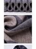100% Pure Wool Men's Knitted Scarf - New Autumn/Winter Korean Style, All-Match Thick Warm Neck Scarf, Gift Box Included