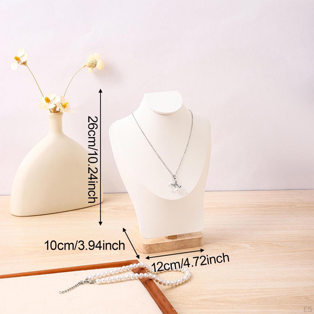 Jewelry Bust Holder for Necklace Storage, Organizer Living Room and Bedroom