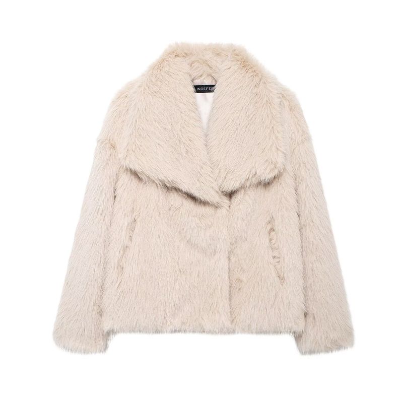Kaslead New Arrival Women's Clothing Fashion Style Artificial Fur