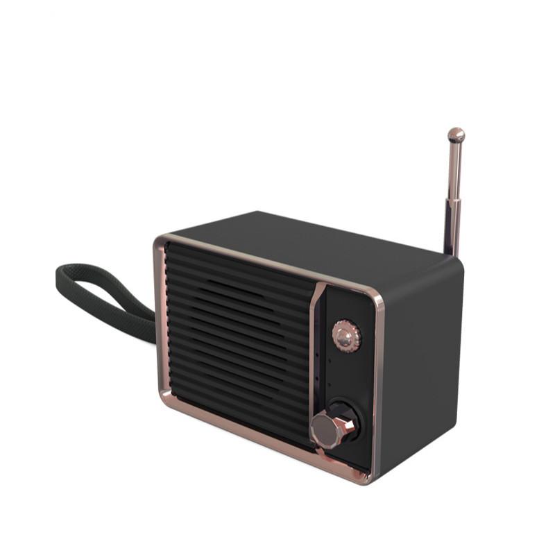 Retro Wireless Bluetooth Speaker Portable Mini Cute Gift Subwoofer Small Speaker