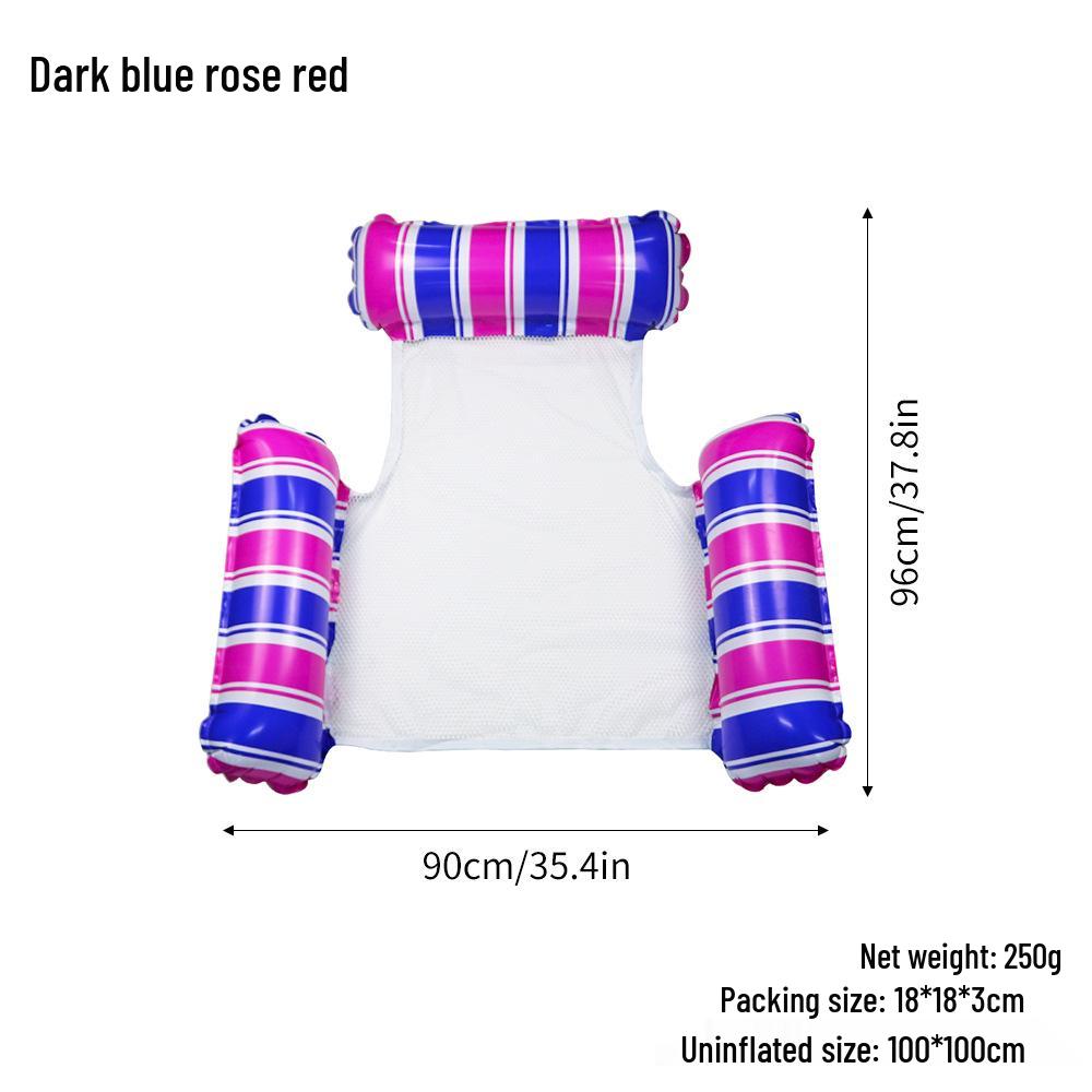 Triple-Tube Inflatable Water Hammock - Adult Folding Float Bed