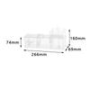 2026 new 6 in 1 5 in 1 Transparent black Acrylic Aquarium Filter Boxes External Hanging Water Purifier for Aquarium Fish Tank