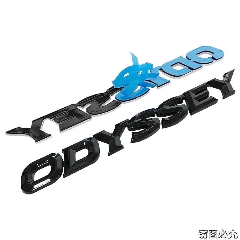 ABS Car Letters Stickers for Honda ODYSSEY Logo Decals Auto Side Rear Trunk 3D Emblem Badge Modification Styling Decoration