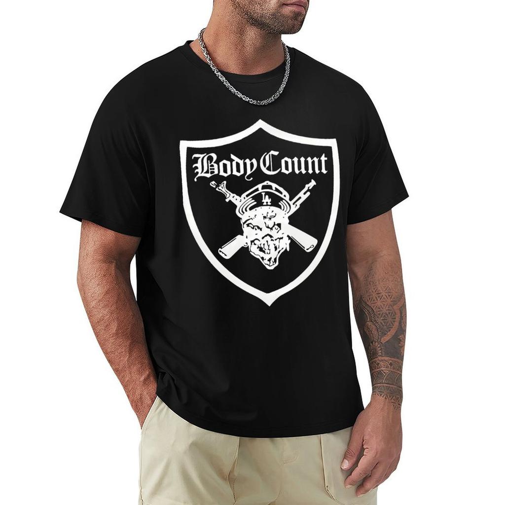 Best Seller Body Count Logo Merchandise TShirt Soft Casual Short Sleeve Cotton Tee