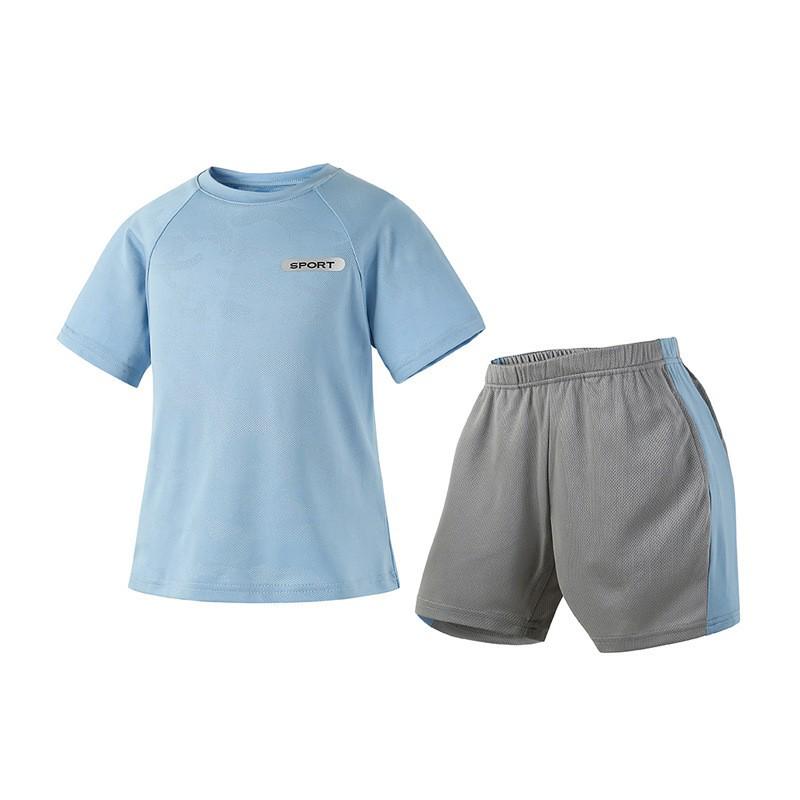 Boys' Ice-Touch Quick-Dry Sports Suit, Ages 2-5.
