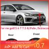 Nuovo Emblema Griglia Anteriore Volkswagen 80% Badge Coperchio Bagagliaio Posteriore logo Nuova POLO GOLF 5 6 7 7.5 8 MK7 MK7.5 MK8 Scirocco