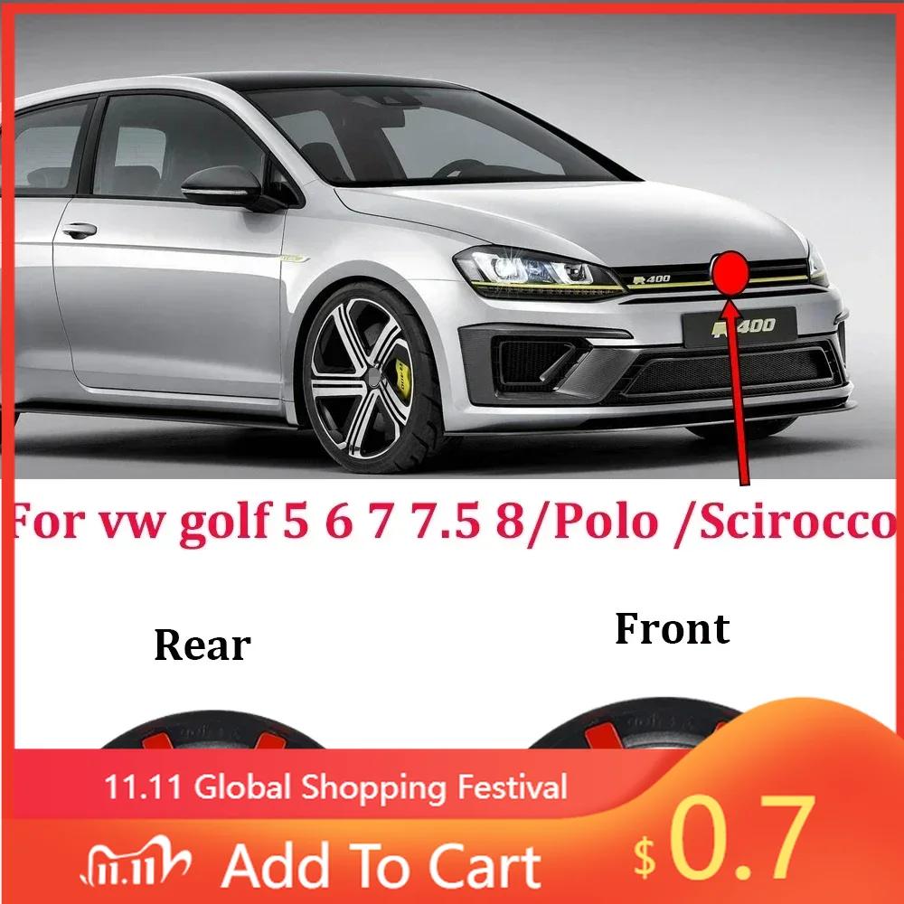 Nuovo Emblema Griglia Anteriore Volkswagen 80% Badge Coperchio Bagagliaio Posteriore logo Nuova POLO GOLF 5 6 7 7.5 8 MK7 MK7.5 MK8 Scirocco