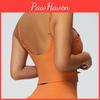 Nylon Sports Vest With Removable Padding For Gym And Yoga Practice For Women