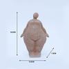 Fette Mädchen Yoga Figuren Statue Schreibtisch Dekoration Ornamente Fette Frau Tänzerin Abstrakte Figur Harz Skulptur Raum Ästhetische Deko