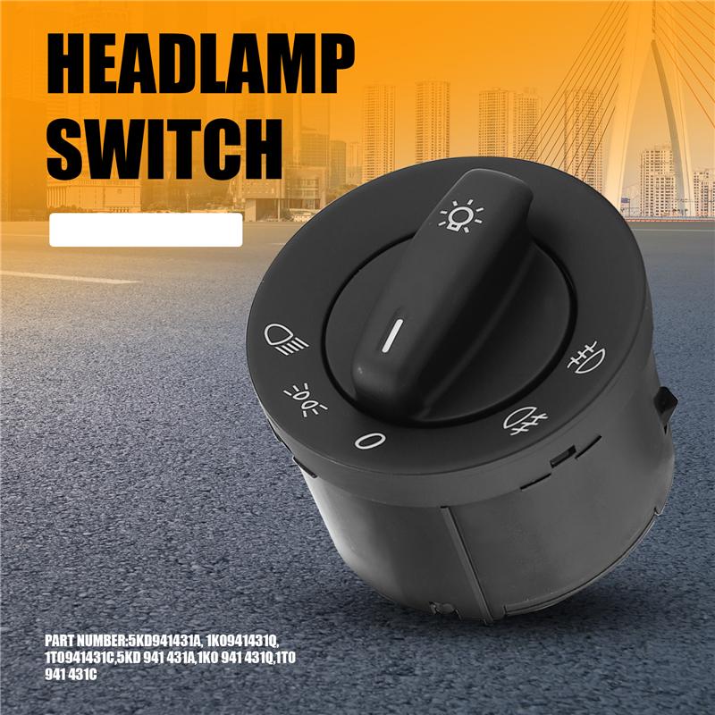 A58X-Headlight Fog Lamp Control Switch For Golf 5 Jetta Passat GTI Tiguan 5KD941431A 1K0941431Q 1T0941431C