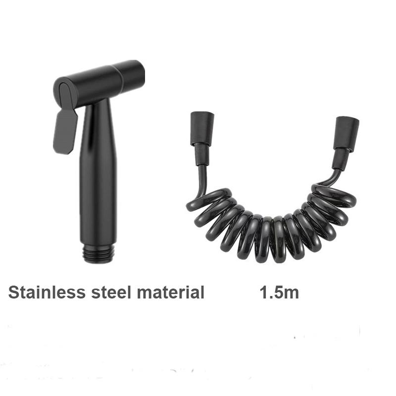 Bathroom Single Cold Water Toilet Bidet Sprayer Faucet Stainless Steel Shower Bidet Wall Mounted Woman Cleaner