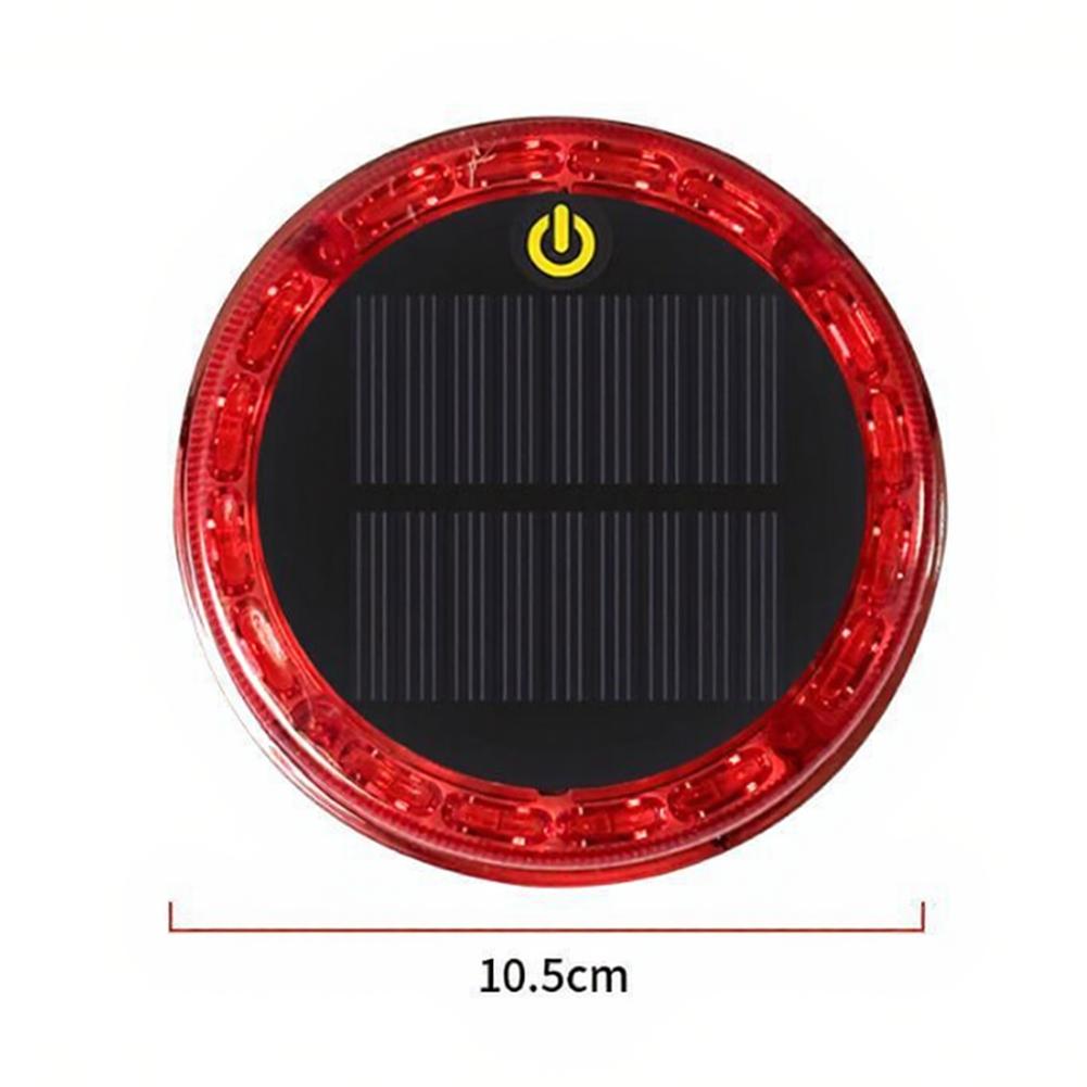 Light-sensitive Auto-on Solar Tail Light Truck Flash Light