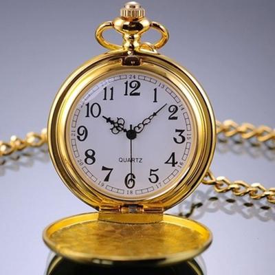 Reloj de Bolsillo Unisex Retro Aleación Liso Vintage Reloj de Bolsillo para la Vida Diaria
