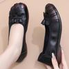 Comfortable non-slip Doudou shoes, spring and autumn middle-aged and old soft-soled one-pedal women's shoes, summer shallow-mouth single shoes