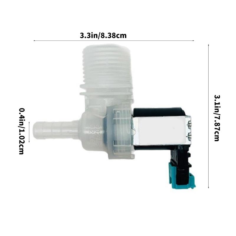 Water Saving Solenoid Valves Replacement Valves Suitable for 9000655808 Washing Machine Plastic Construction Easy Setups