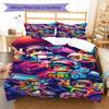 Roblox Poster ,Pattern Bedding Quilt Set Quilt Cover Pillowcase Home Decoration Birthday Gift (1 * Duvet Cover + 2 * Pillowcase, Without Core)