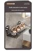 No-Drill Wall-Mounted Bathroom Storage Rack with Suction Cups