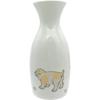 sun art Cute Sake Bottle with Dog Katsushika Hokusai Japanese Made In 5 X 13 160 Ml "Hokusai Animals" Design, Merchandise, Tableware, Japan, White,