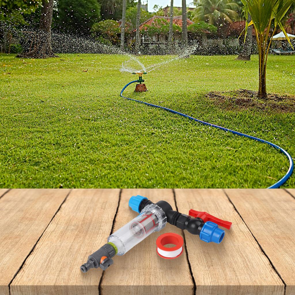 1pc 25/32mm PE Tube Quick Connector Valve Switch Fittings Tap Filter Water Valve For Outdoor Garden Farm Irrigation