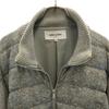 mila schon made in Japan Knit switching Down jacket 50 gray Men's Used