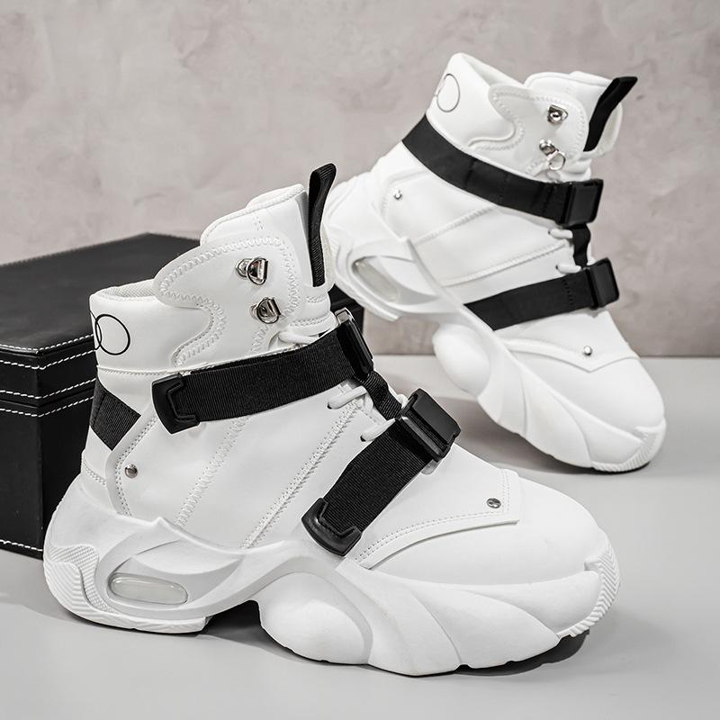 Осенние новые универсальные высокие повседневные кроссовки мужские универсальные удобные спортивные кроссовки большого размера мужская обувь 39