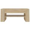 Coffee Table Sonoma Oak 102 X 55 X 45 Cm Particleboard