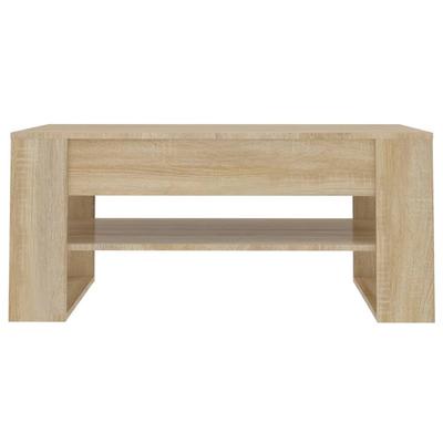 Coffee Table Sonoma Oak 102 X 55 X 45 Cm Particleboard
