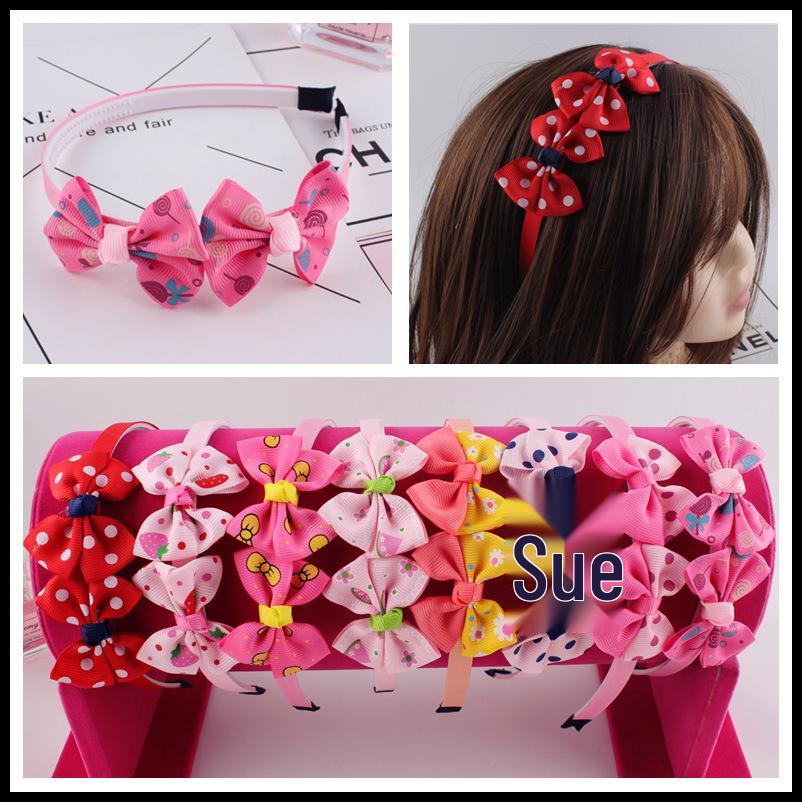 Korean Style Transparent Bow Headband for Children - Cartoon Hair Accessories for Girls