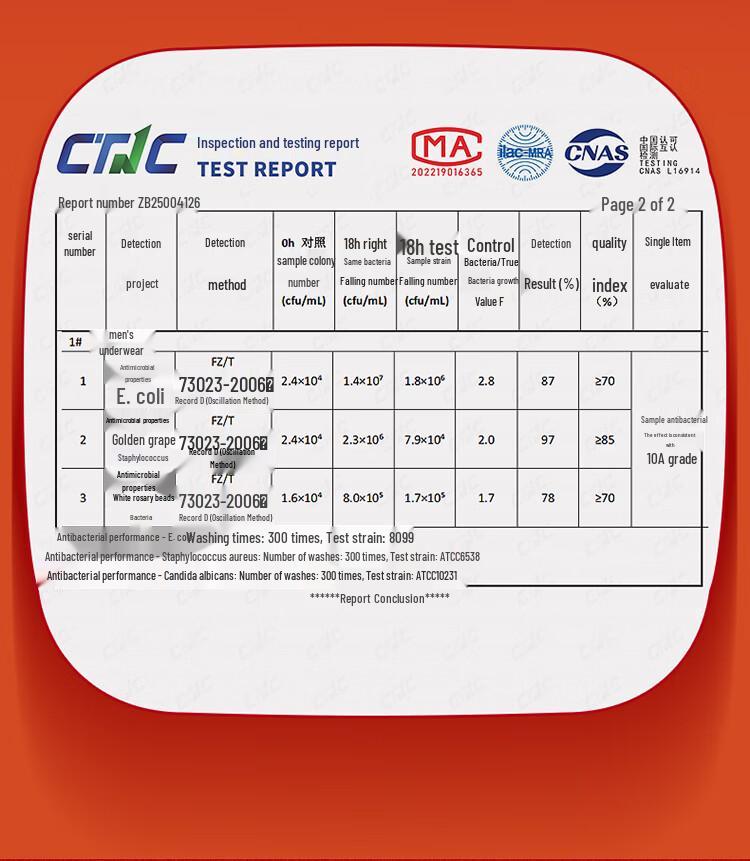 MiiOW Men's Red Cotton Antibacterial Boxer Briefs 3-Pack