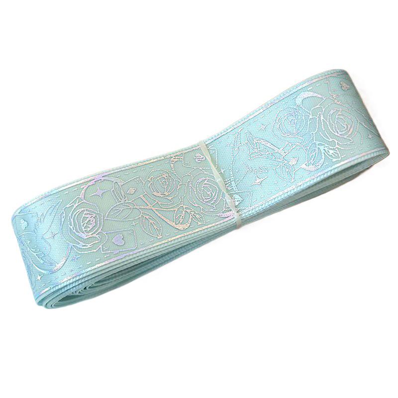 2.5cm*4.5m/Roll Packaging Ribbons Decorative Wrapping Gift Box Multiple Colors DIY Cartoon Lolita Clothing 14 Colors