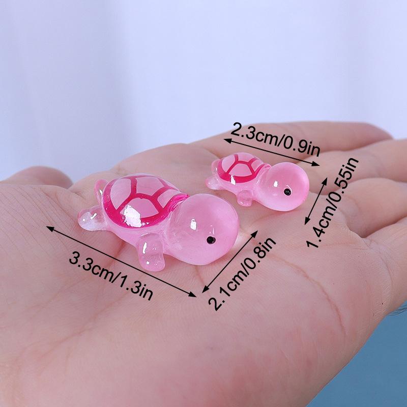 Mini Cartoon Luminous Turtle Blind Bag Turtle Randomturtle Ornament Diy Pendants Car And Home Ornaments S/L Size