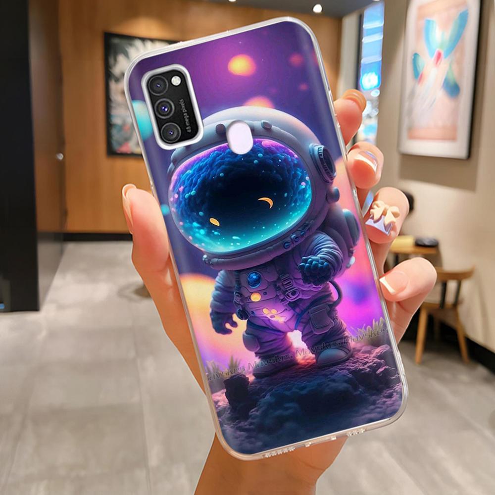 For Samsung Galaxy M21 M31 Case Soft TPU Soft Silicone Fashion Phone Case For Samsung M21 M31 Funda Luxury Back Cover Coque Para