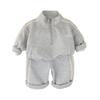 Kids Casual Long-Sleeve Set, Comfortable Daily Wear Outfits