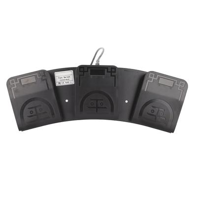 USB-Fußpedal Dreifachschlüssel Ergonomischer MIDI-Controller, Perfekt zum Spielen von Spielen, Transkription/Werksprüfung, Funktioniert mit Linux, OS X und Android
