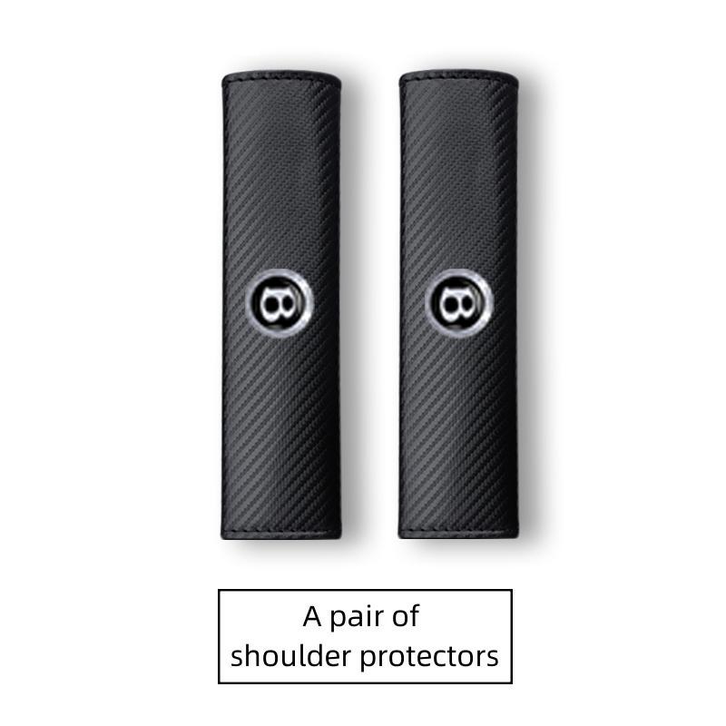 

Car Headrest Rest Cushion Neck Pillow Seat Belt Shoulder Pads for New Bentley Flying Hurtling Spur ContinentalGTBentaygaMulsanne