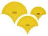 Traceease Clam Shell Quilting Template Stencils Set Of 3, 3"/4"/5" Inches DIY Sewing Quilt Patchwork Templates for Quilting-2M