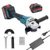 21V 125mm Angle Grinder Brushless Motor Multifunctional Electric Grinding Tool 2pcs Lithium Battery Cutting Machine