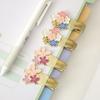 Retro Metal Pen Holder Flower Journal Clip Portable Paper Fix Clips  Student