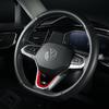 2026 Nouveau Pour VW VOLKSWAGEN Nouveau Logo R GTI Badge Couvre-volant de voiture Autocollant à Sequins Pour Volkswagen Sagitar Magotan Bora Lav