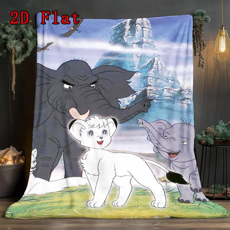 Kimba 2D Flat Pattern Flannel Blanket High quality All Seasons Warmth and Comfort Perfect for Christmas Gifts.SMT0917097