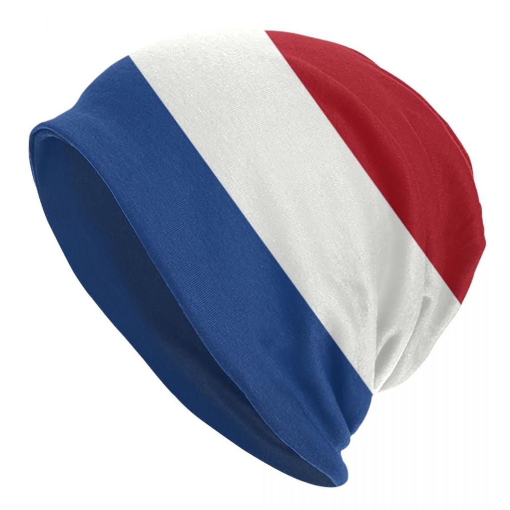 Netherlands Flag Bonnet Hats Street Knitting Hat For Unisex Women Warm Winter Holland Flag Skullies Beanies Caps