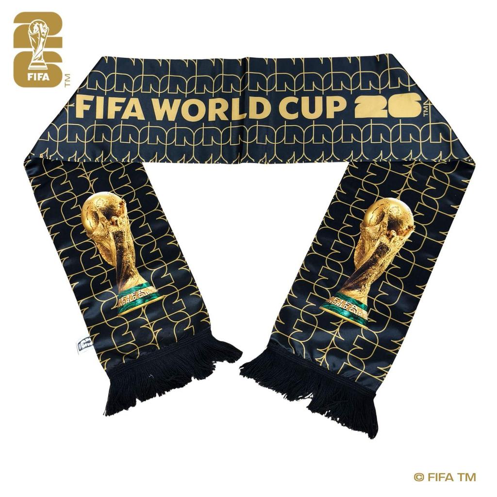 Used Wagon International Official 2026 FIFA World Cup Edition High-Resolution Universal Polyester Trophy Scarf Gameday Fanwear for Every Match from