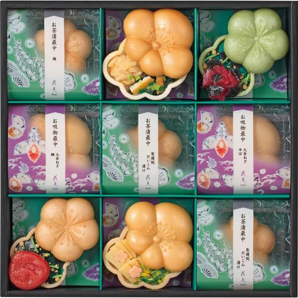 

Kyoto Tsujigahana Ochazuke and Clear Soup Monaka Assortment YT-30