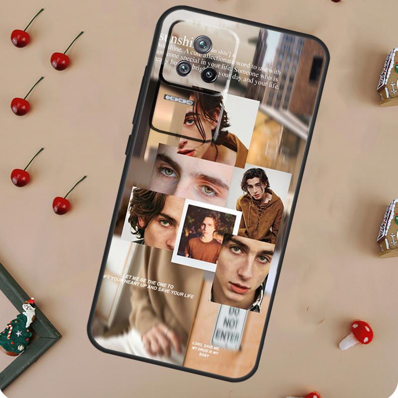 Timothee Chalamet Case For Xiaomi 13T 14T 15T Pro 17 Pro Max 14 15 Ultra POCO X7 Pro X3 X5 X6 F5 F6 F7 F8 Cover