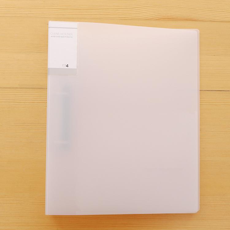 Clear A4 Ring Binder with Two-Hole Punch Fastener Set белый 1290₽