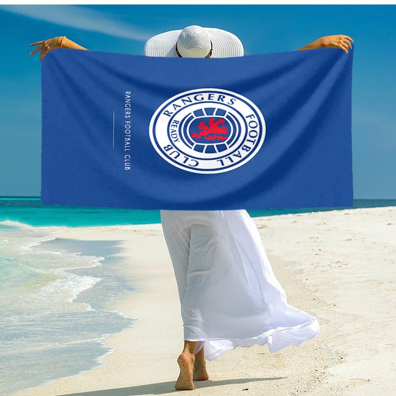 1pc Glasgow Rangers Beach Towel, Comfortable and Thick, and Swimming/Bath/Picnic/Camping Towel, Suitable for Seaside Beaches
