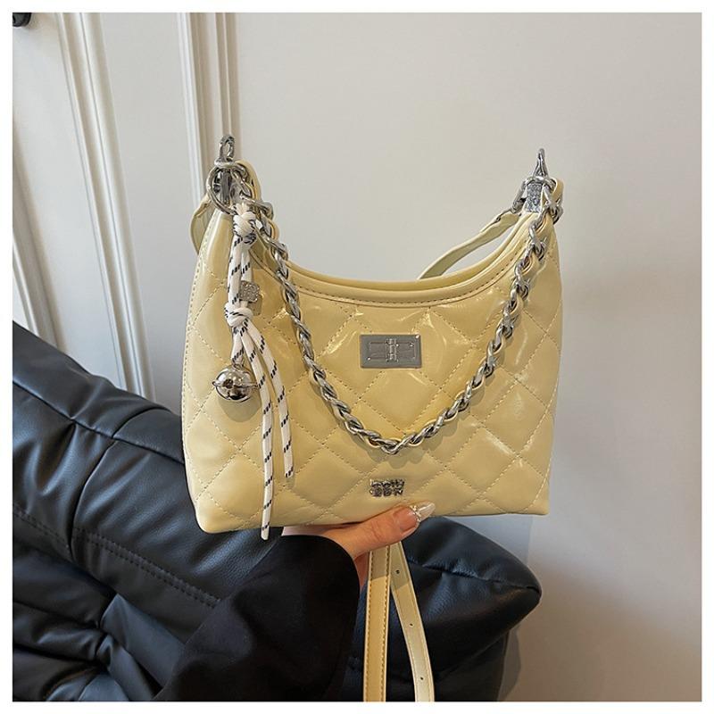Simple Rhombus Chain Bag Women's Spring and Summer New Casual Shoulder Bag Beautiful Messenger Bag